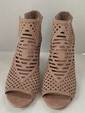 Vince Camuto Cut Out Peep-Toe Booties
